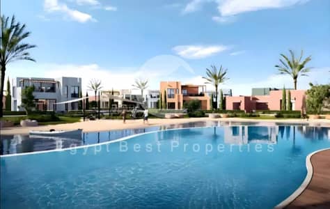 شقة للبيع في الجونة الجديدة | غرفتين | لاجون مباشر | مقدم 0% وتقسيط بيوصل 9 سنوات