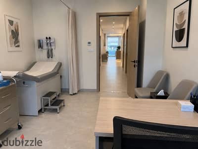Your clinic in a prime location with a down payment of EGP 580,000 and installments over 8 years | Clinic for sale - Clavo Mall - North 90th Street -