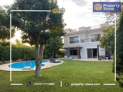 Luxury Villa for Rent in Katameya | Super Lux Finishing | Private Swimming Pool | Fully Air-Conditioned