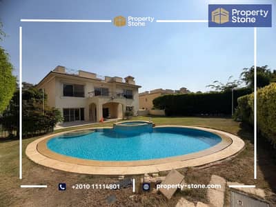 Luxury Villa for Rent in Katameya Heights | Super Lux Finishing | Large Garden | Private Swimming Pool
