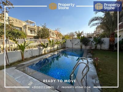 Twin House for Rent in CFC | 4 Bedrooms | 3 Master Bedrooms | Fully Air-Conditioned | Equipped Kitchen | Office & Driver's Rooms with Bathrooms
