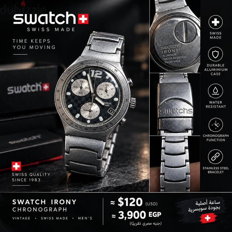 Swatch Irony Chronograph Aluminium 2