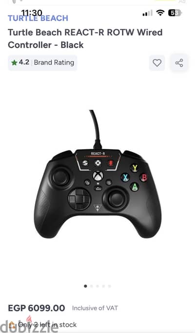 Turtle Beach REACT-R ROTW Wired Controller - Black