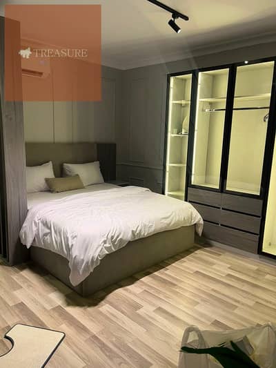 furnished Studio with Roof for rent in Eastown - new cairo