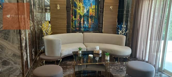 شقة مع جاردن مفروشة للإيجار في ستون ريزيدنس - القاهره الجديده - Stone Residence - new cairo