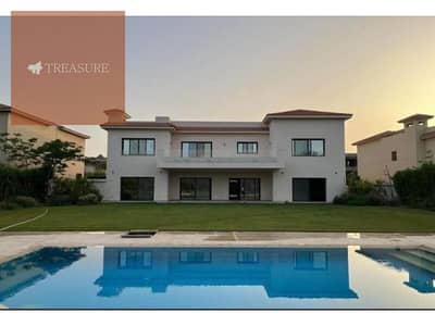 semi furnished Standalone villa with Private Pool for rent in Katameya Dunes - new cairo