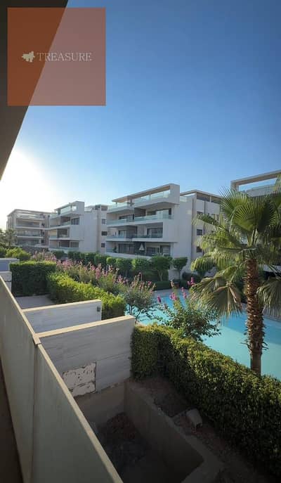 Duplex with garden & private pool for sale in Lake View Residence - new cairo