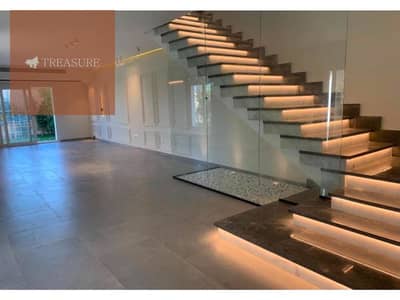 semi furnished I Villa Garden for rent in Mountain View Executive - new cairo