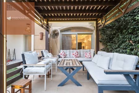 شقة بجاردن مفروشة للإيجار في ستون ريزيدنس - القاهره الجديده - Stone Residence - new cairo