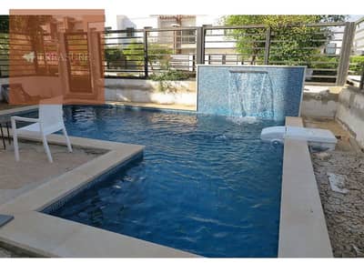 furnished Townhouse with pool for rent in Hyde Park - new cairo
