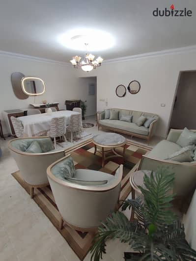 For sale in Al Rehab – A distinguished 162m apartment for lovers of elegance and distinction. A unique opportunity to own a classy apartment in Al Rehab City.   Area: 162m  3 bedrooms • Master bedroom