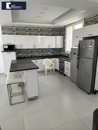 Fully furnished chalet for sale in marassi north coast Ready to move with open view