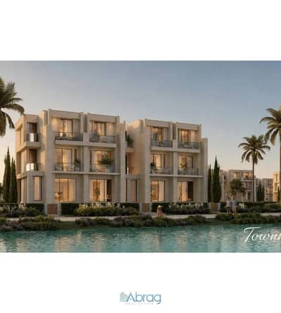 Corner townhouse for sale in Palm Hills B-X (resale); no premium/over-price; delivery in just two years.