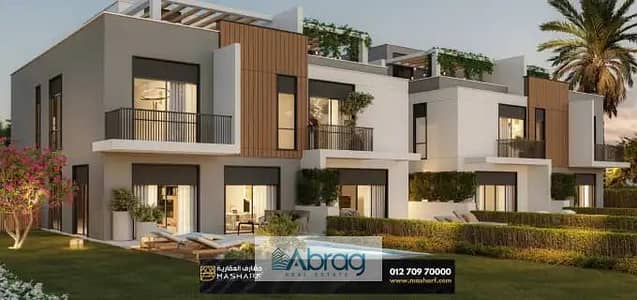 Twin house for sale in lake west compound sheikh zayed