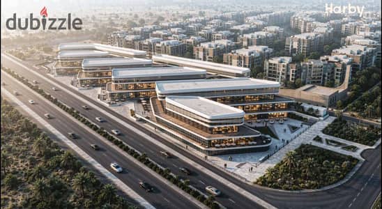 Clinic For Sale عيادة للبيع 53 متر متشطبة في seven complex بواجهه 310 متر علي شارع زويل مباشرة في حدايق اكتوبر October gardens بمقدم 10%