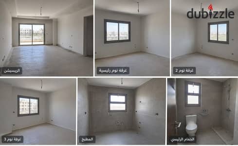 130 m apartment for sale, finished, 5th floor, 3 rooms, 2 bathrooms in Faisal, facing Al-Arbaeen street