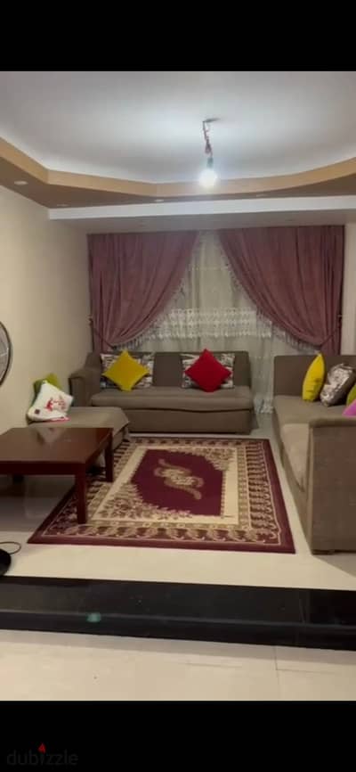 Furnished apartment for rent in Al-Ma'araj Al-Sufli, Zahraa Al-Maadi, super deluxe finishing