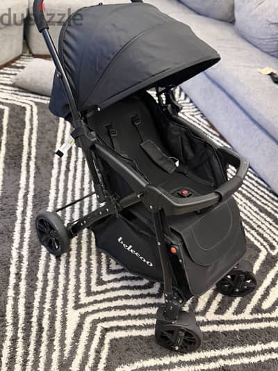 Almost new baby stroller BELECOO BRAND black