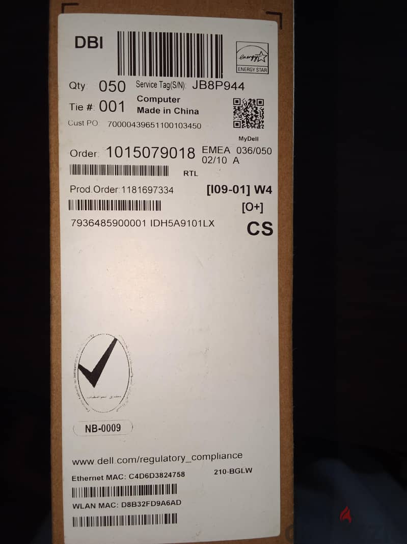Laptop Dell 9
