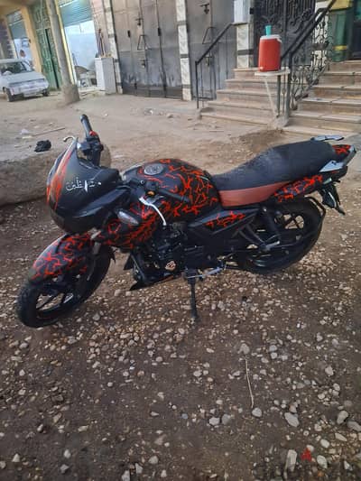 موتوسيكل tvs apache ٢صباب 160
