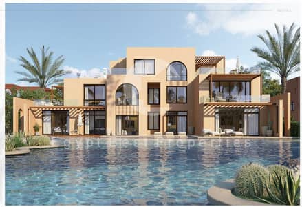 Floating Chalet Surrounded by Lagoons | 2 Bedrooms | Best Price | 0% Down Payment | Up to 9 Years Installments with Orascom