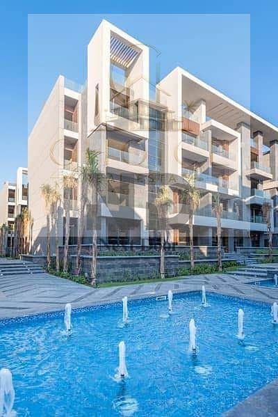A fully finished, super-lux 3-bedroom apartment with a view of the swimming pool, ready for immediate occupancy, is for sale in Al Patio Casa La Vista