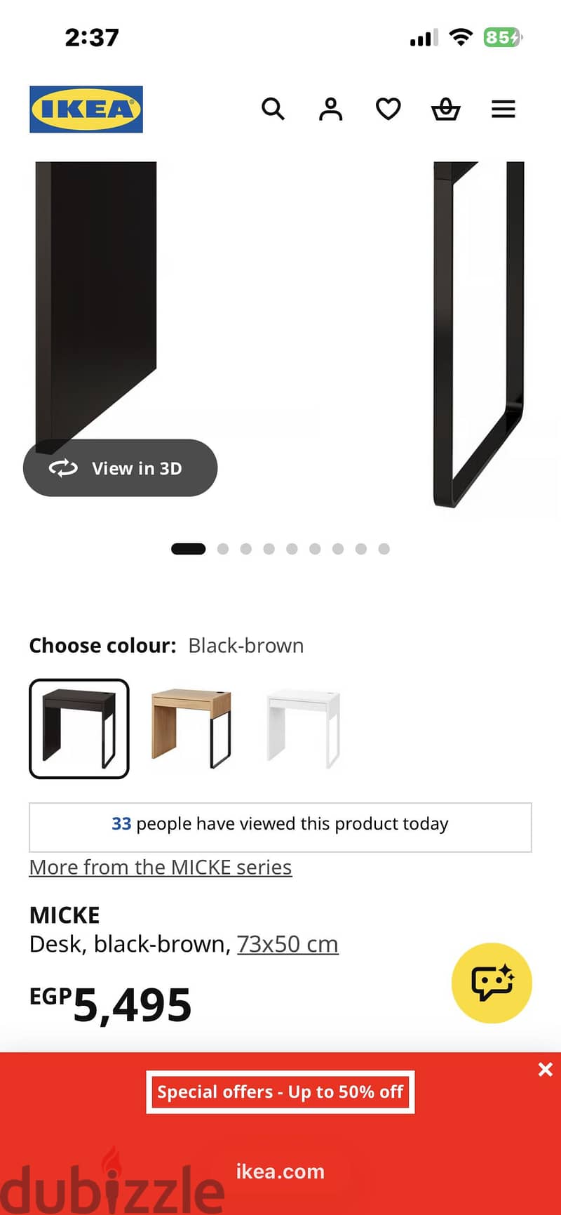 IKEA MICKE Desk 8