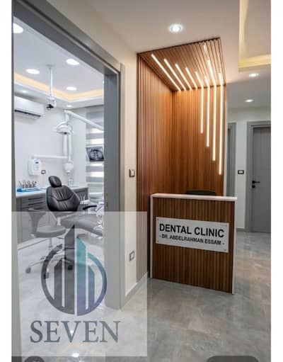 Administrative office for rent, 100 sq m, air-conditioned, Grand Plaza Al-Hijaz building, Zahraa El Maadi