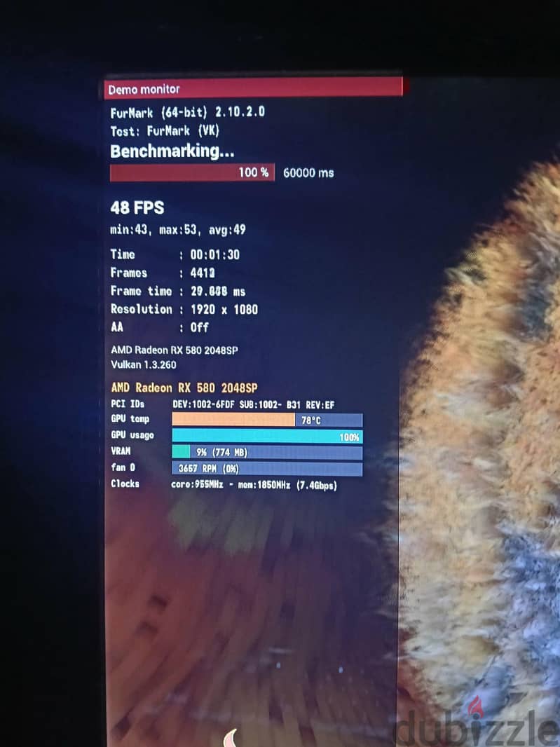 Rx580 2048sp 8GB 5
