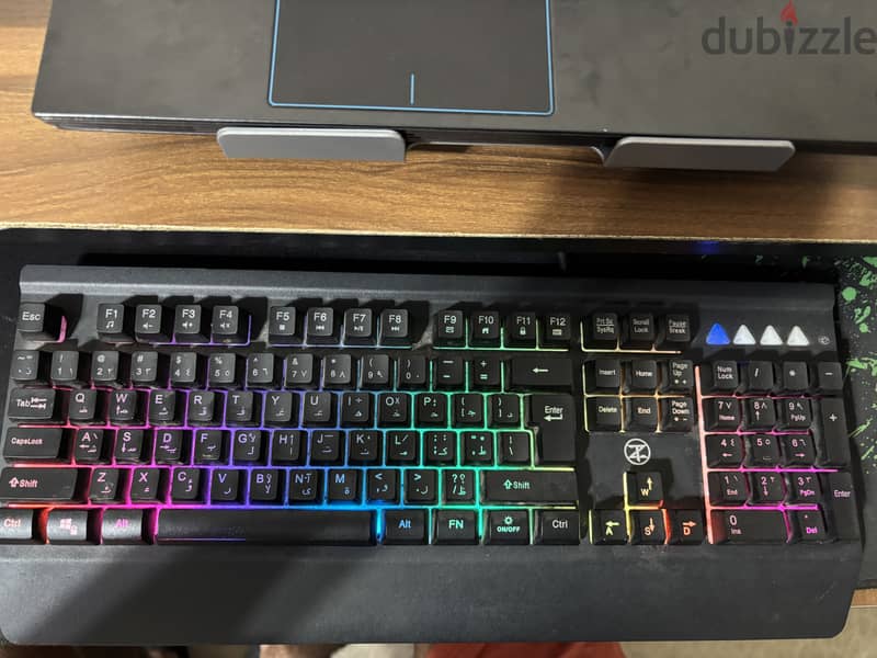Technozone keyboard semi mechanical gaming keyboard 1