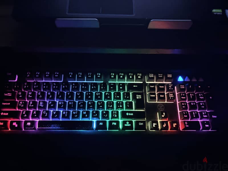 Technozone keyboard semi mechanical gaming keyboard 2
