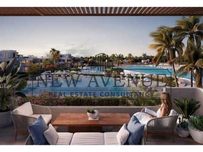 شاليه متشطب كورنر بفيو لاجون تقسيط 8 سنوات في بيت البحر سيدي حنيش الساحل الشمالي Beit al bahr Sidi Heneish North Coast