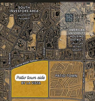 فيلا توين هاوس للبيع كورنر | twin house في كمبوند لافيستا الباتيو تاون سايد | La Vista Patio town side | التجمع الخامس | بجوار الجامعة الامريكيه AUC