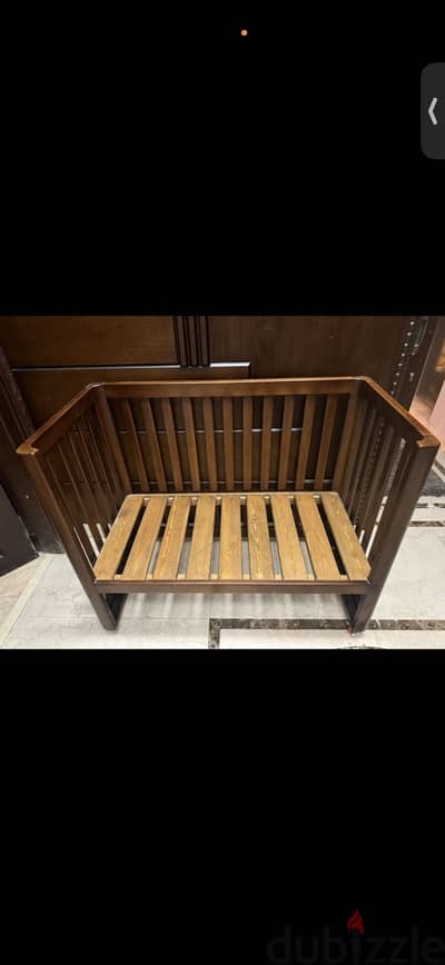 سرير اطفال مفتوح 120x60