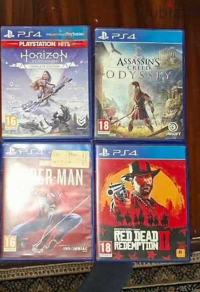 ps 4 cd. اسطوانات بلايستيشن فور 01210993487 رقم التواصل