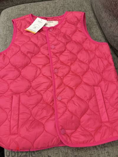 Marks and Spencer vest for girls 10:11 yrs pink
