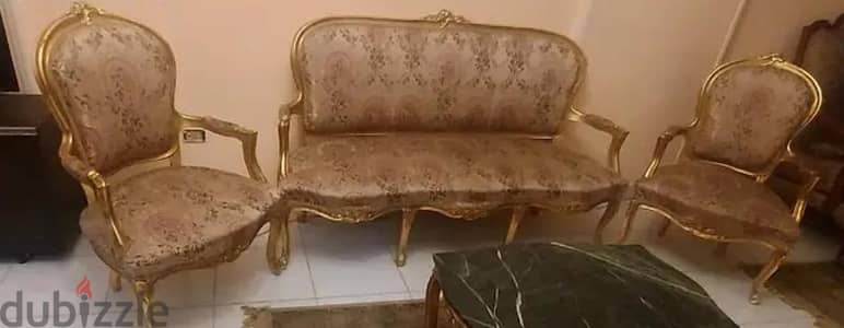 صالون كنبه واتنين فوتيه
