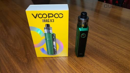 VOOPOO DRAG X3 – حالة ممتازة مع العلبة | لون أخضر مميز