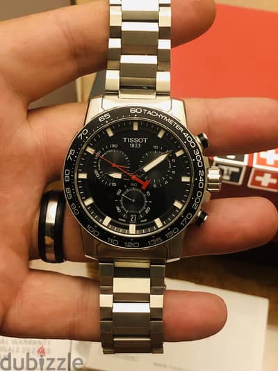 ساعه Tissot  كرونوجراف supersport بحالتها