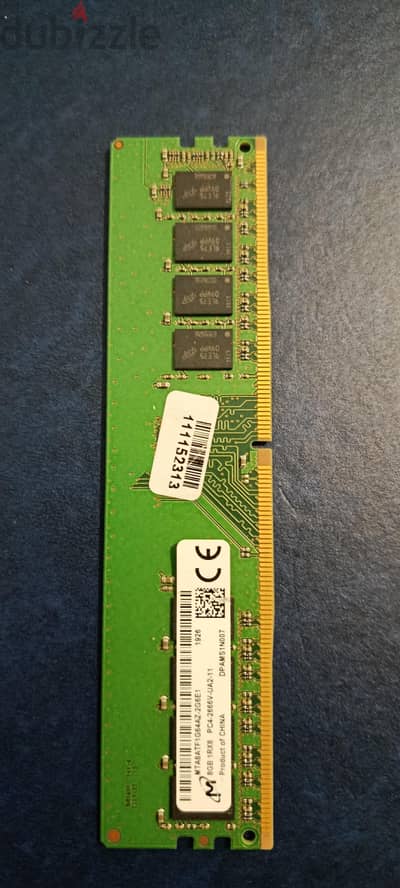 راما كمبيوتر مكتبي 8GB DDR4 ماركة Micron بسرعة 2666MHz