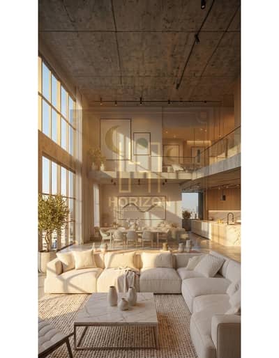 loft Apartment with garden 3rooms for sale in Compound District 5 New Cairo