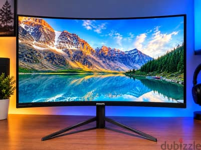 شاشة٢٧بوصة Philips 278M6QJ Curved Gaming 165Hz FHD