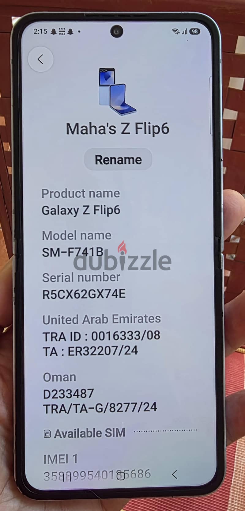 Samsung Z Flip 6 2