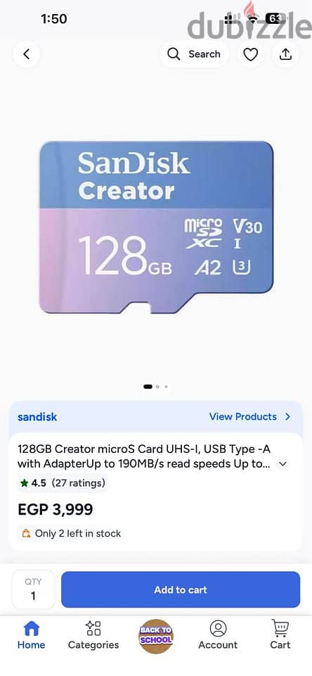SanDisk Creator 128gb 1