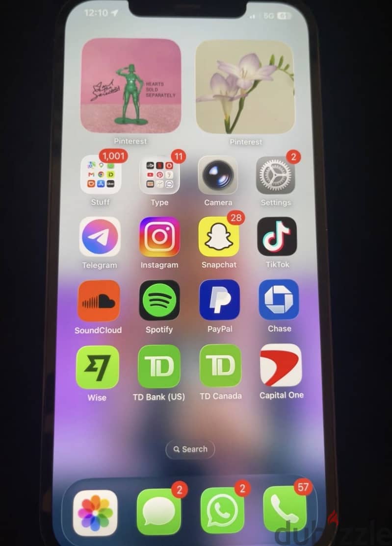 Dark Blue Apple - iPhone 12 Pro Max 5