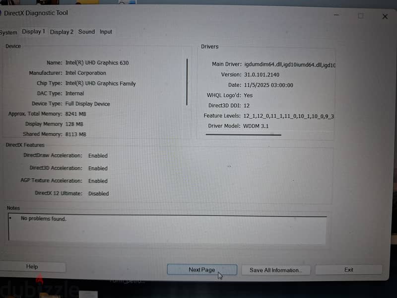 | Excellent Condition 1 Tera SSID 16 Gig Ram 7