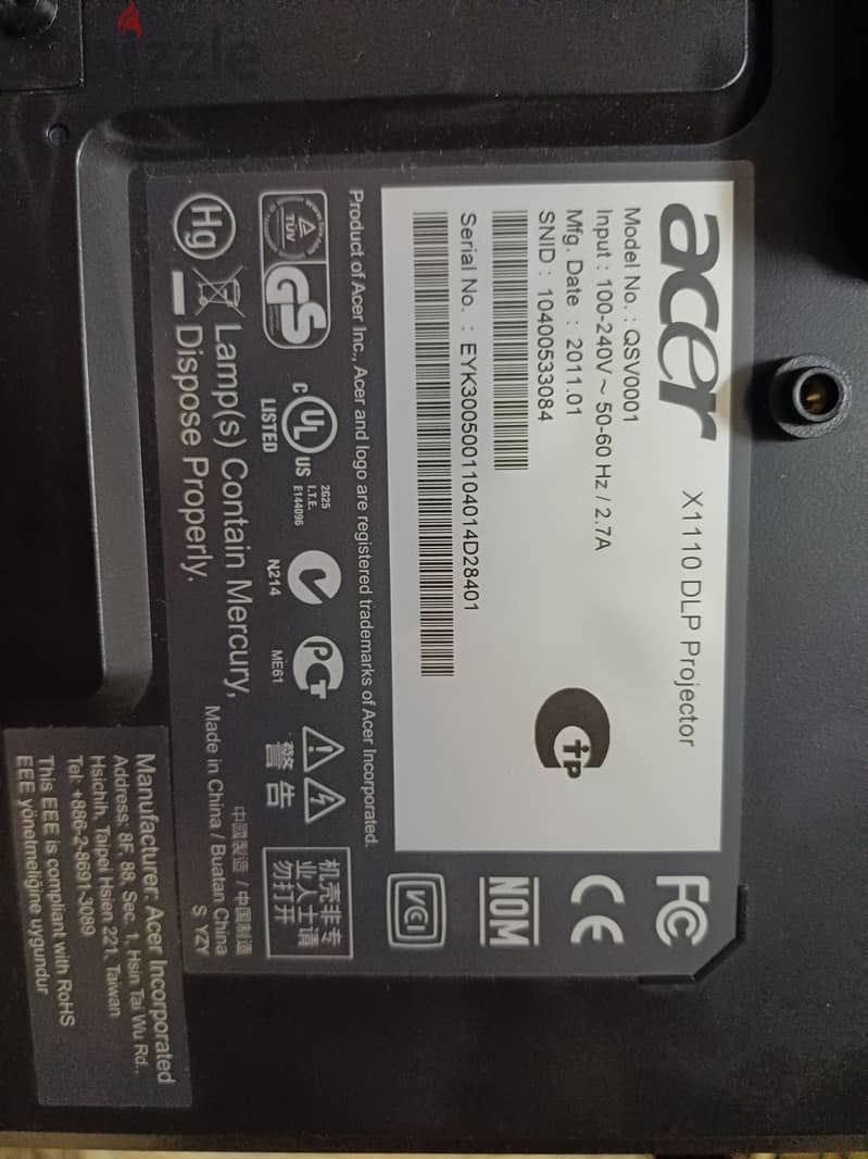 acer projector 1