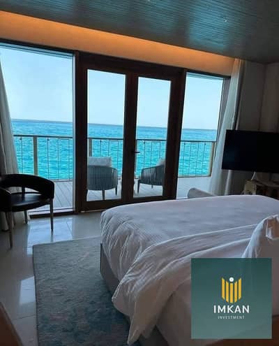 شالية للبيع متشطب سوبر لوكس Sea View بالتقسيط علي 10 سنين بدون فوايد في قرية جلي الساحل الشمالي Glee