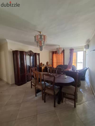 Furnished and air-conditioned apartment for rent in Dar Misr Al-Qarnfal Compound in the First Settlement