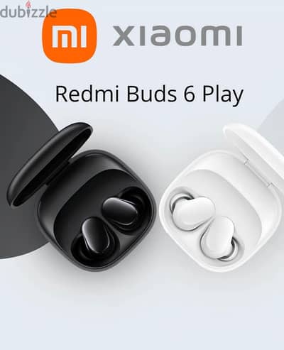 سماعة Xiaomi Redmi Buds 6 Play  | صوت نقي وشكل شيك | ألوان متعددة